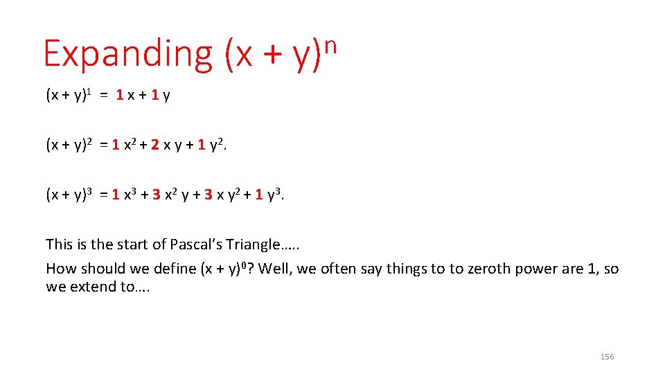 Expanding (x + n y) (x + y)1 = 1 x + 1 y