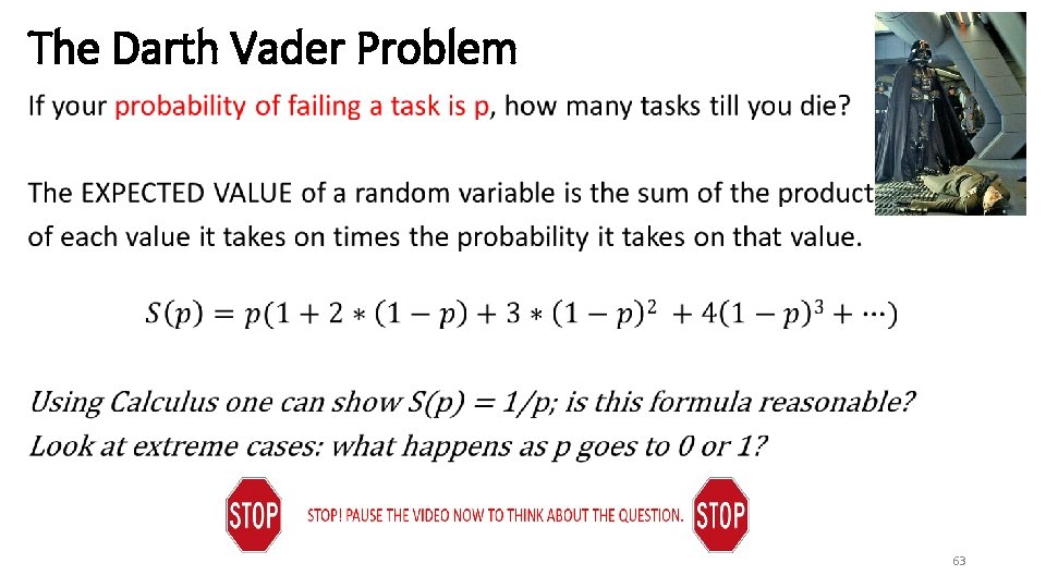 The Darth Vader Problem • 63 