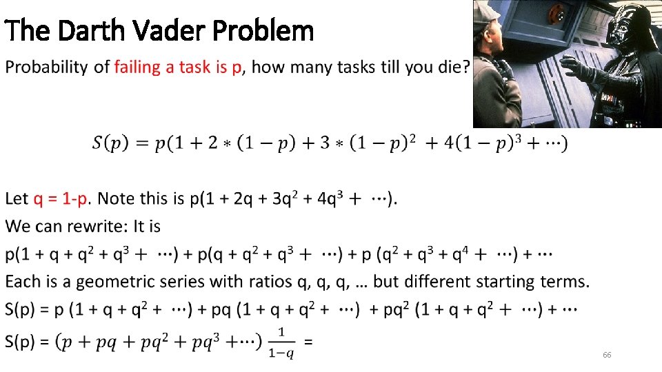 The Darth Vader Problem • 66 