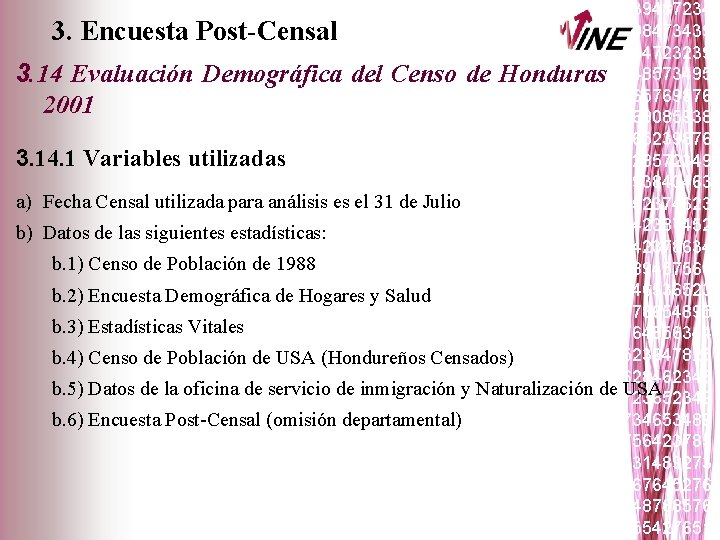 239487234 398473439 3. Encuesta Post-Censal 084723239 3. 14 Evaluación Demográfica del Censo de Honduras