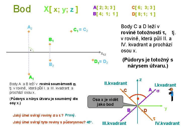 Bod X[ x; y; z ] A 2 + + C 1 = C