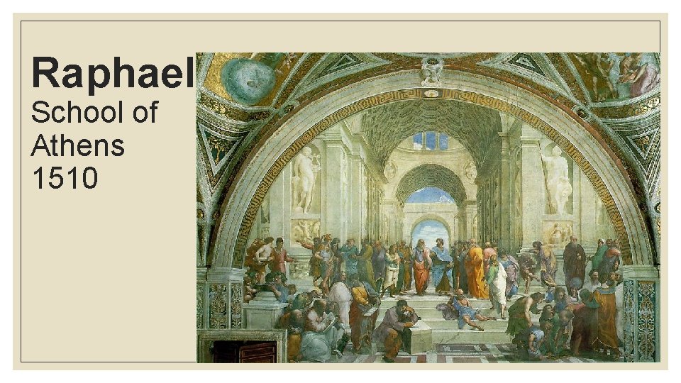 Raphael School of Athens 1510 