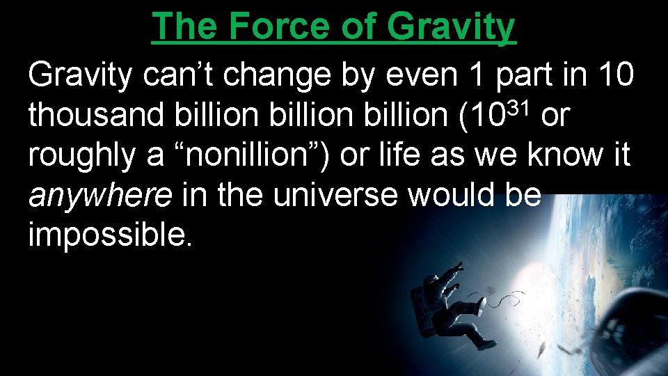 The Force of Gravity can’t change by even 1 part in 10 31 thousand