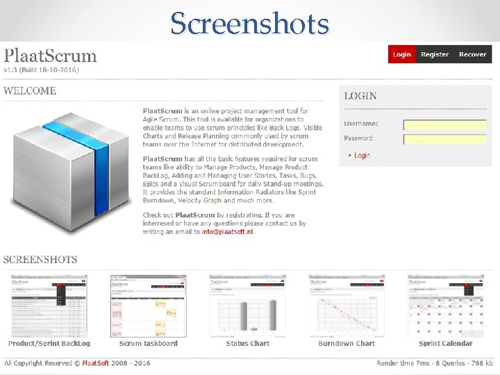 Screenshots 