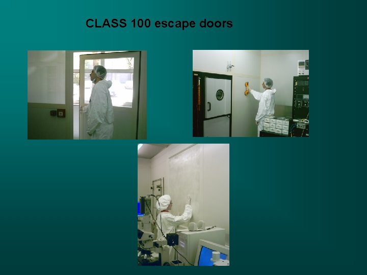 CLASS 100 escape doors 