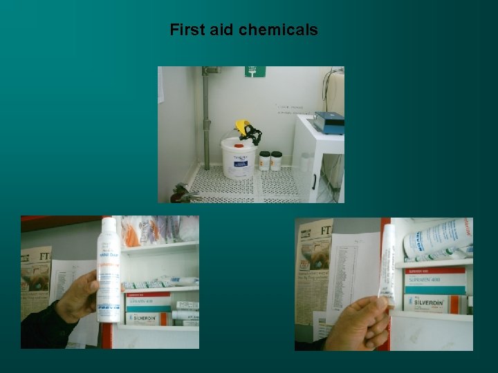 First aid chemicals 