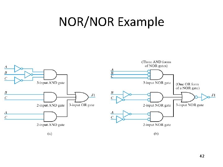NOR/NOR Example 42 NOR/NOR Example 42