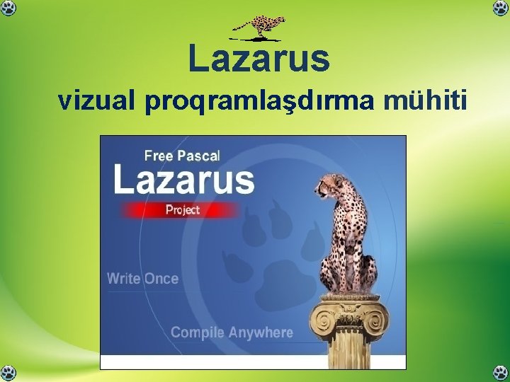 Lazarus vizual proqramlaşdırma mühiti 