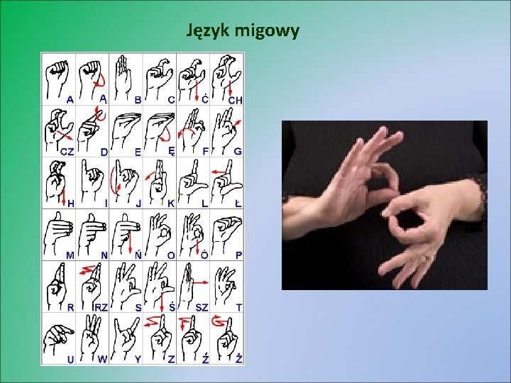 Język migowy 