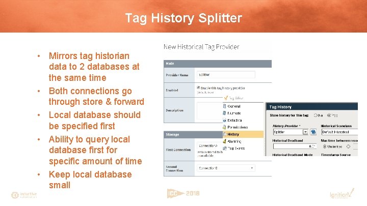 Tag History Splitter • Mirrors tag historian data to 2 databases at the same