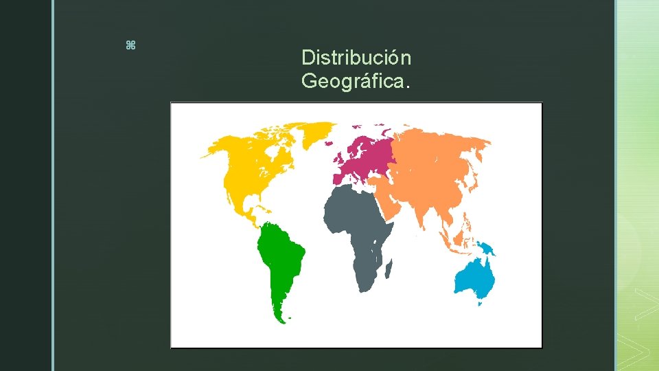 z Distribución Geográfica. 