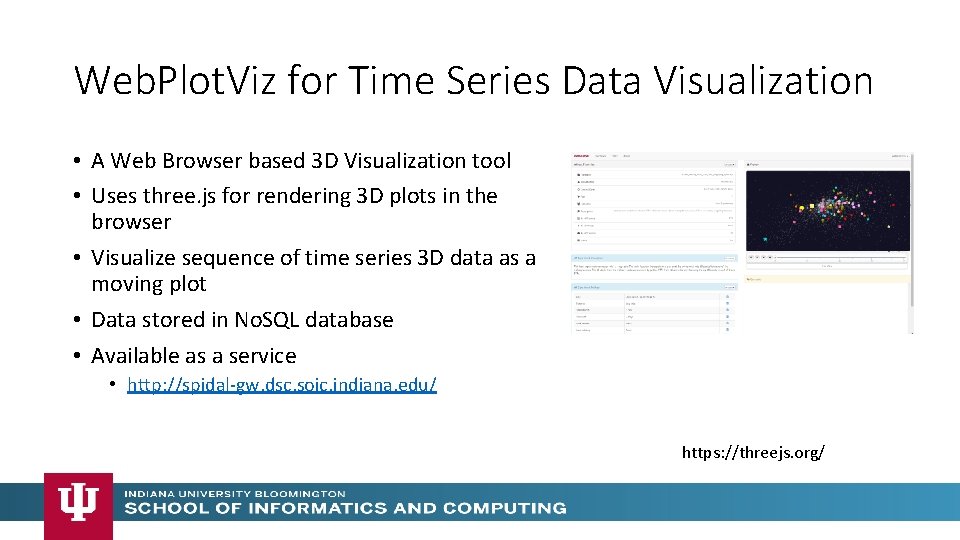 Web. Plot. Viz for Time Series Data Visualization • A Web Browser based 3 Web. Plot. Viz for Time Series Data Visualization • A Web Browser based 3
