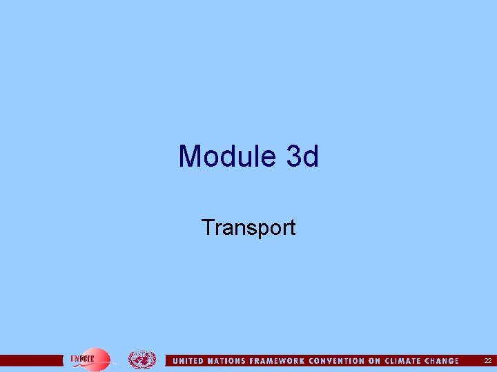 Module 3 d Transport 22 