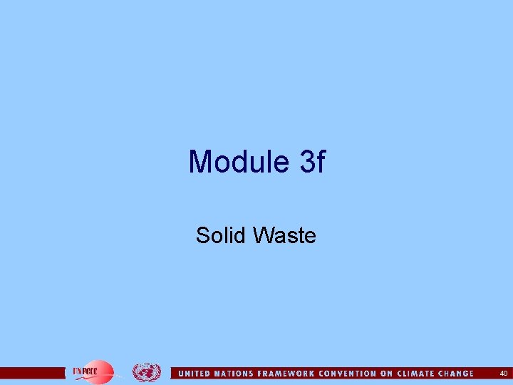 Module 3 f Solid Waste 40 