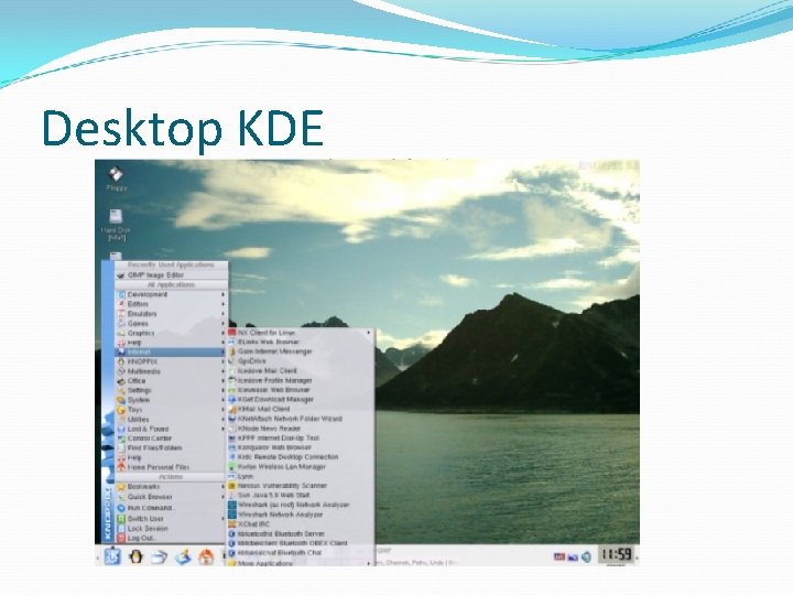 Desktop KDE Desktop KDE