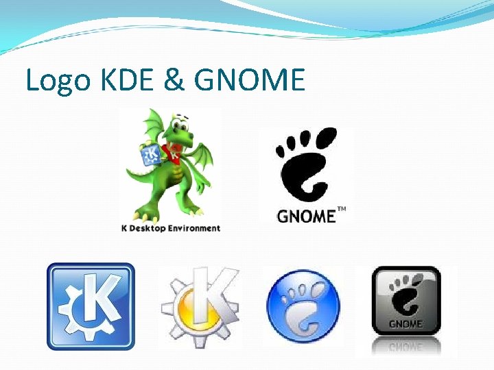 Logo KDE & GNOME 