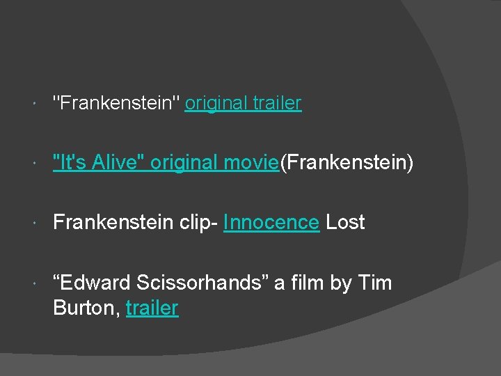  "Frankenstein" original trailer "It's Alive" original movie(Frankenstein) Frankenstein clip- Innocence Lost “Edward Scissorhands”