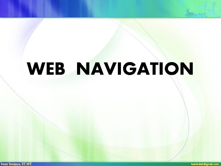 WEB NAVIGATION 