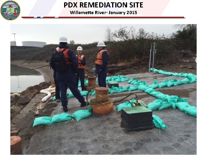 PDX REMEDIATION SITE Willamette River- January 2015 