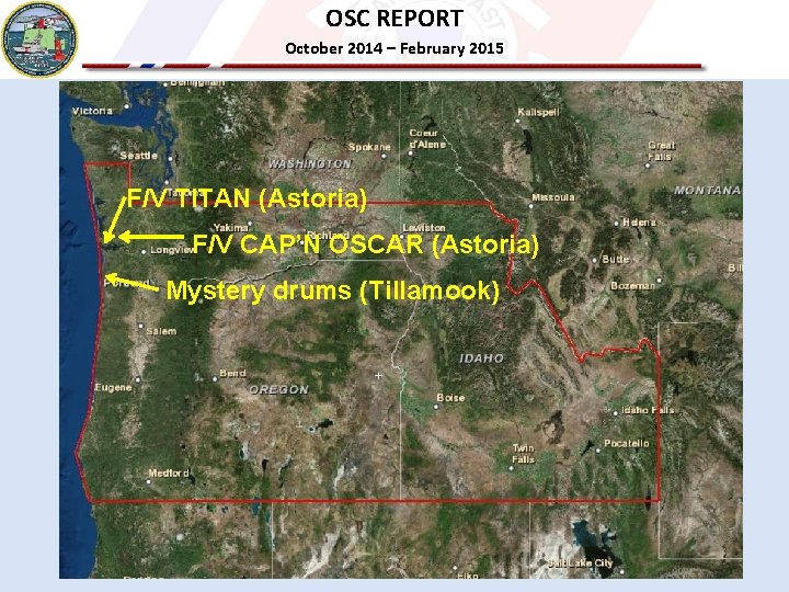 OSC REPORT October 2014 – February 2015 F/V TITAN (Astoria) F/V CAP’N OSCAR (Astoria)