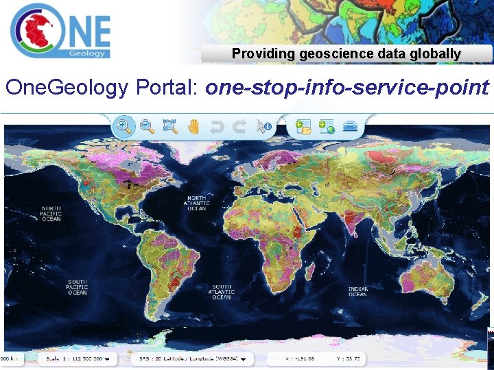 Providing geoscience data globally One. Geology Portal: one-stop-info-service-point 