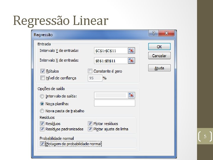 Regressão Linear 5 