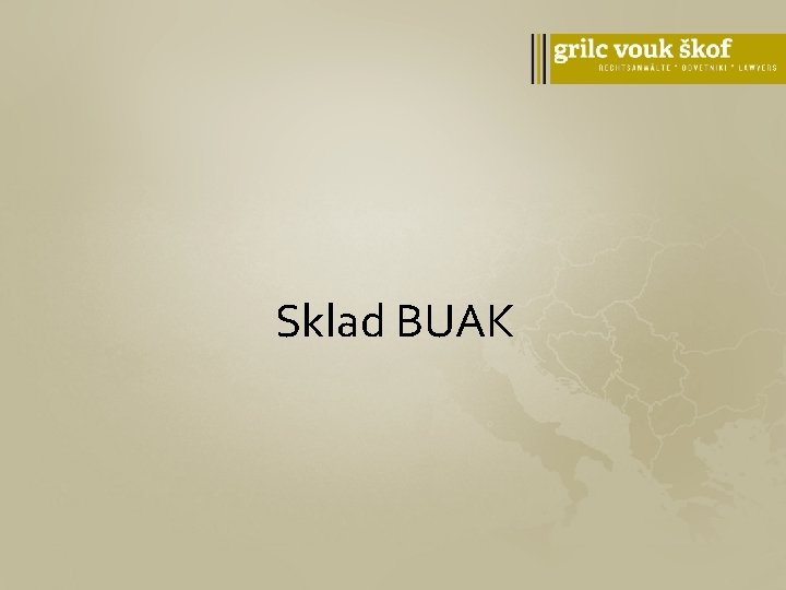 Sklad BUAK 