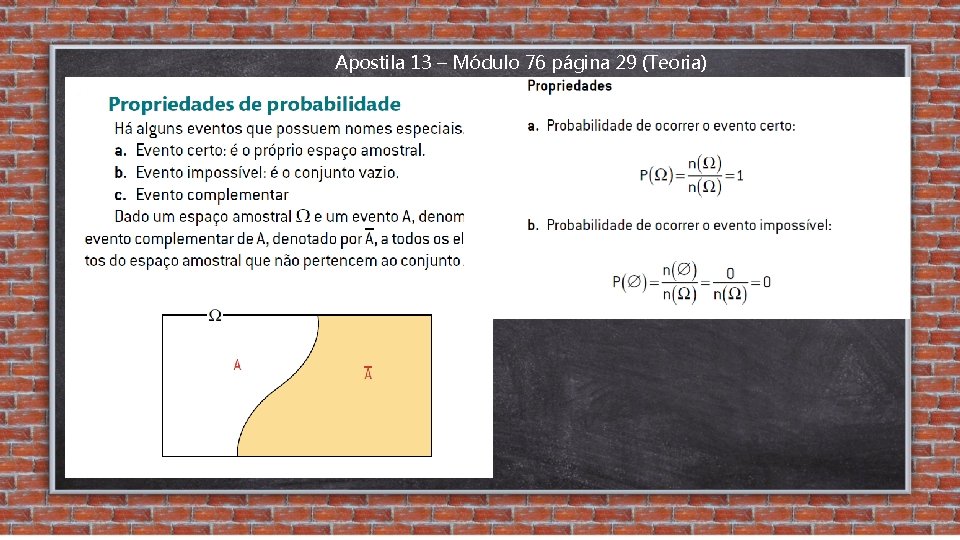 Apostila 13 – Módulo 76 página 29 (Teoria) 