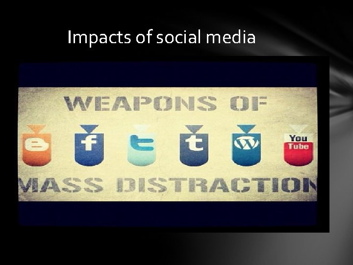 Impacts of social media 