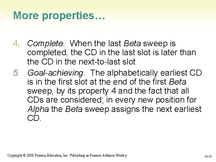 More properties… 4. Complete. When the last Beta sweep is completed, the CD in More properties… 4. Complete. When the last Beta sweep is completed, the CD in
