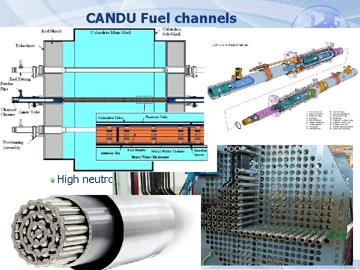 CANDU Fuel channels Are the pressure boundary for CANDU reactors, but are much thinner