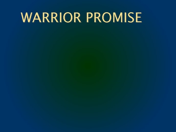 WARRIOR PROMISE 