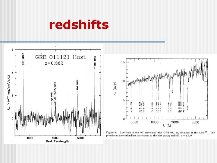 redshifts 