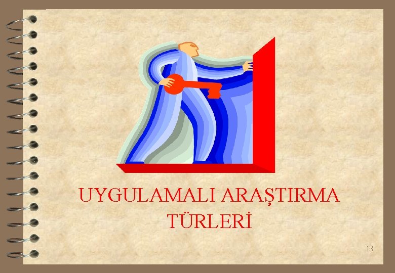 UYGULAMALI ARAŞTIRMA TÜRLERİ 13 