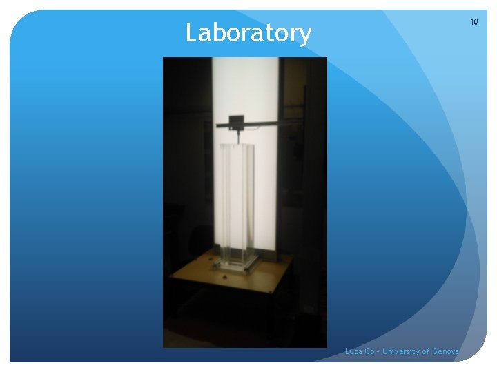 Laboratory 10 Luca Co - University of Genova 