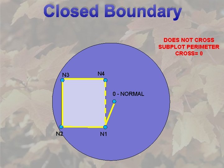 Closed Boundary DOES NOT CROSS SUBPLOT PERIMETER CROSS= 0 N 3 N 4 0