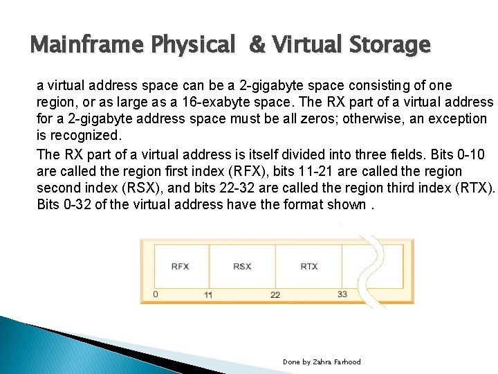 Mainframe Physical & Virtual Storage a virtual address space can be a 2 -gigabyte