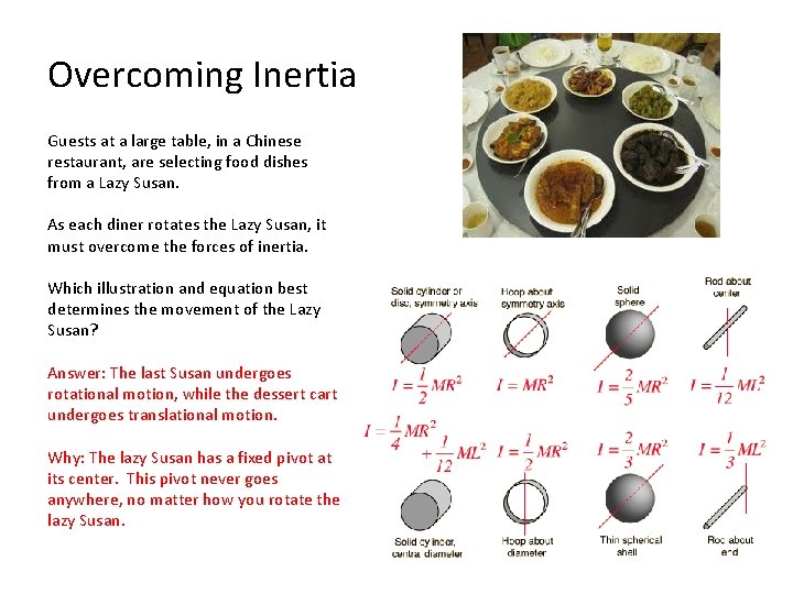 Overcoming Inertia Guests at a large table, in a Chinese restaurant, are selecting food Overcoming Inertia Guests at a large table, in a Chinese restaurant, are selecting food