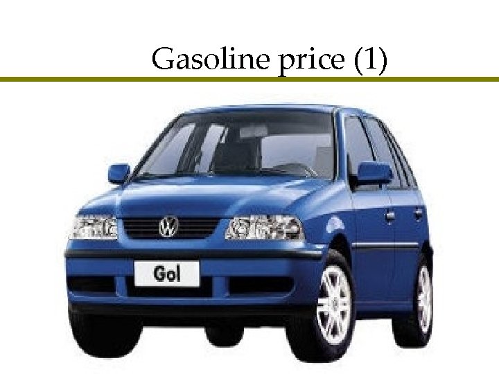 Gasoline price (1) 