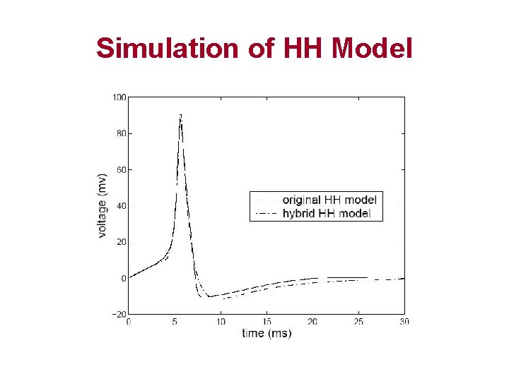 Simulation of HH Model 