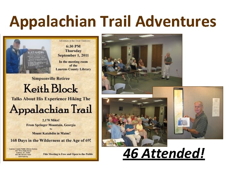 Appalachian Trail Adventures 46 Attended! 