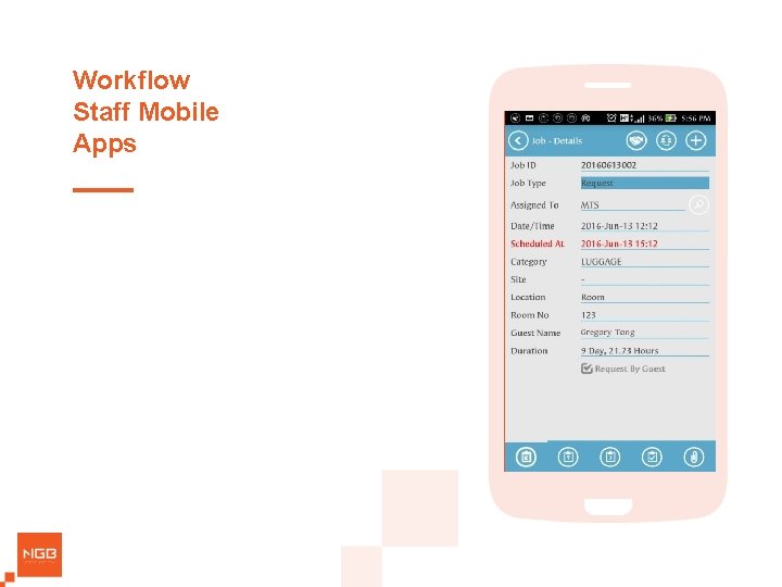 Workflow Staff Mobile Apps 