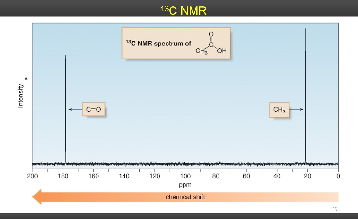 13 C NMR 19 