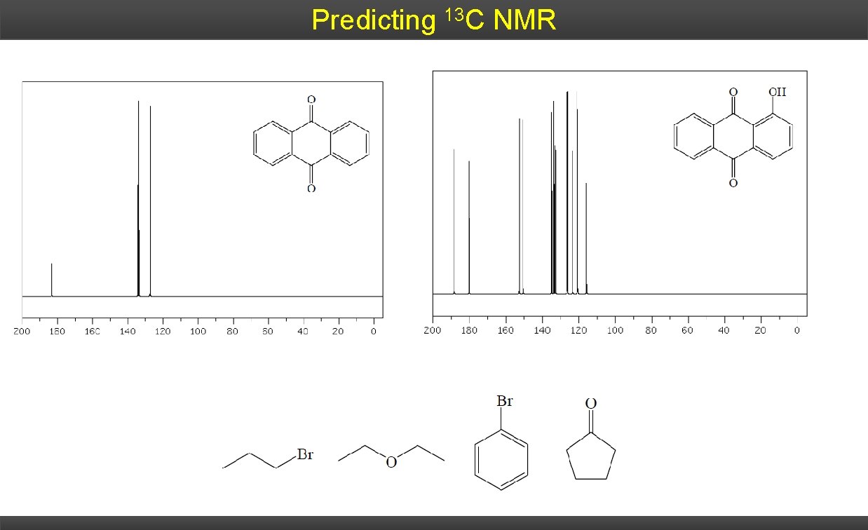 Predicting 13 C NMR 
