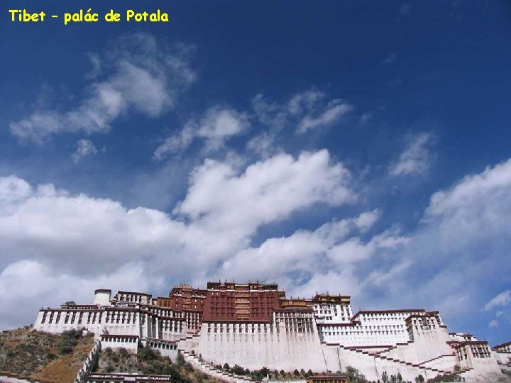 Tibet – palác de Potala 