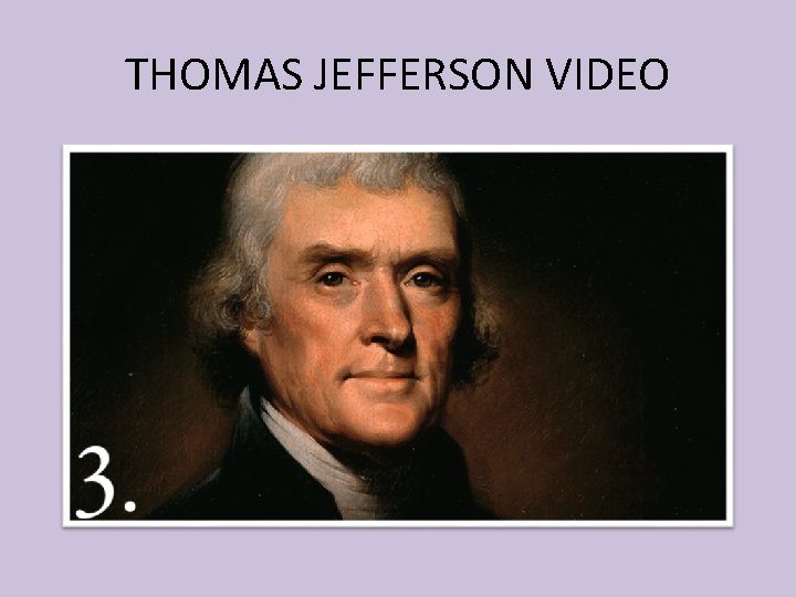 THOMAS JEFFERSON VIDEO 