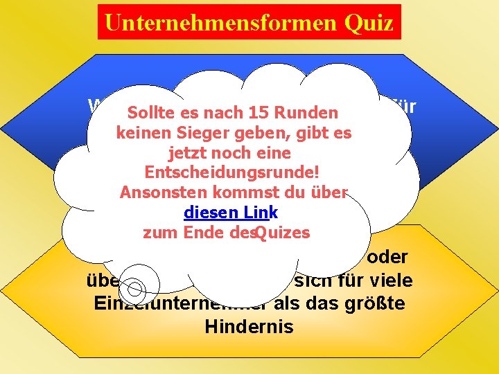 Unternehmensformen Quiz Welches Sollte. Argument es nach 15 spricht Rundennicht für die Gründung keinen