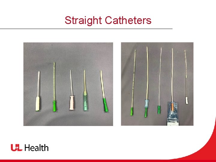 Straight Catheters 
