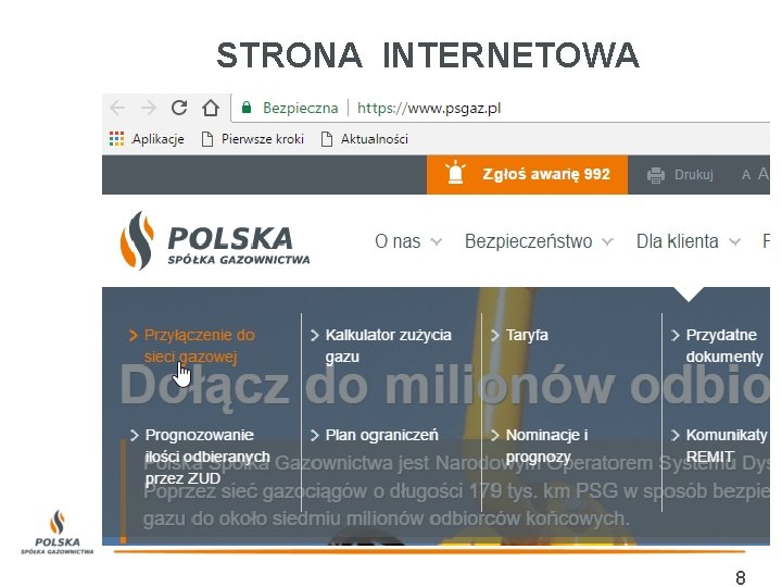 STRONA INTERNETOWA 8 