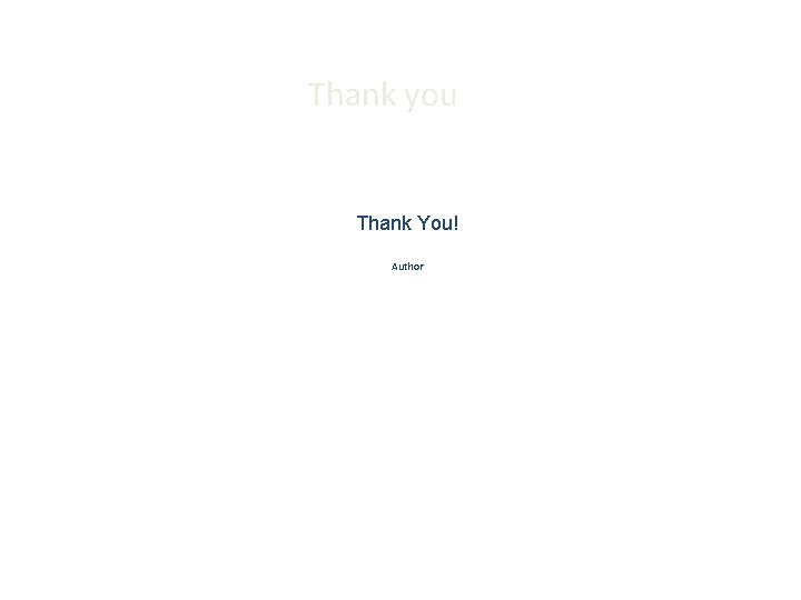 Thank you Thank You! Author 